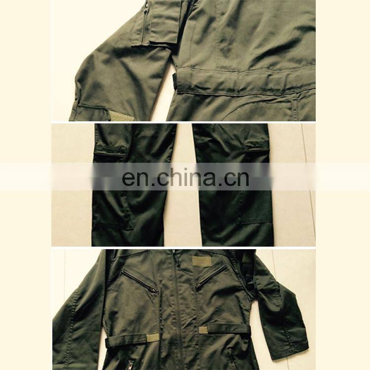 safety Aramid pilot uniform with flame retardant coverall for flight