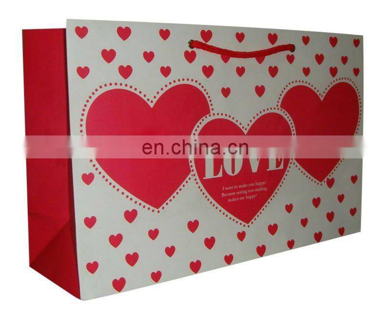 2012 promotional charming recycled wedding gift paper bag