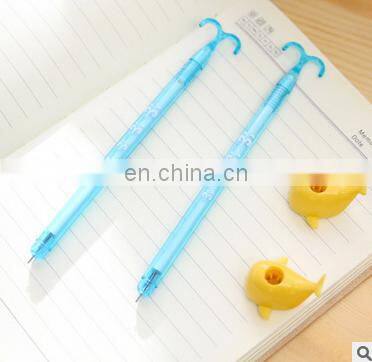 Kawaii Creative Small Goldfish Gel Pen 0.38 mm Black Cartoon Cute Pens Gift Stationery School & Office Supply