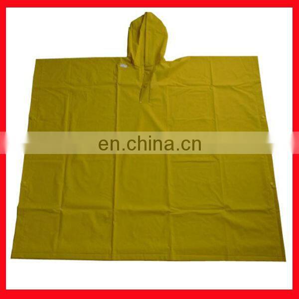green pvc custom printed rain ponchos