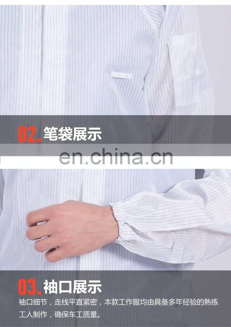 Custom Logo Polyester One-Piece Dust-proof Work Uniform Painted Work Coverall with Hat