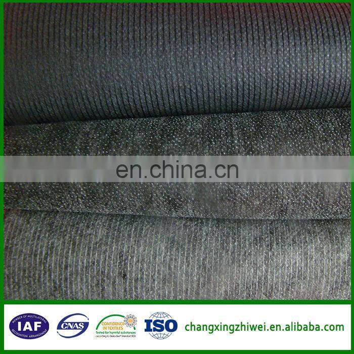 Professional Factory Made Hot Sales Interlining Black Fabric