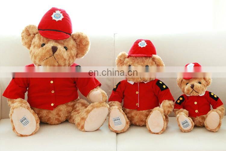 New design OEM soft plush cute bear doll for promotional toy