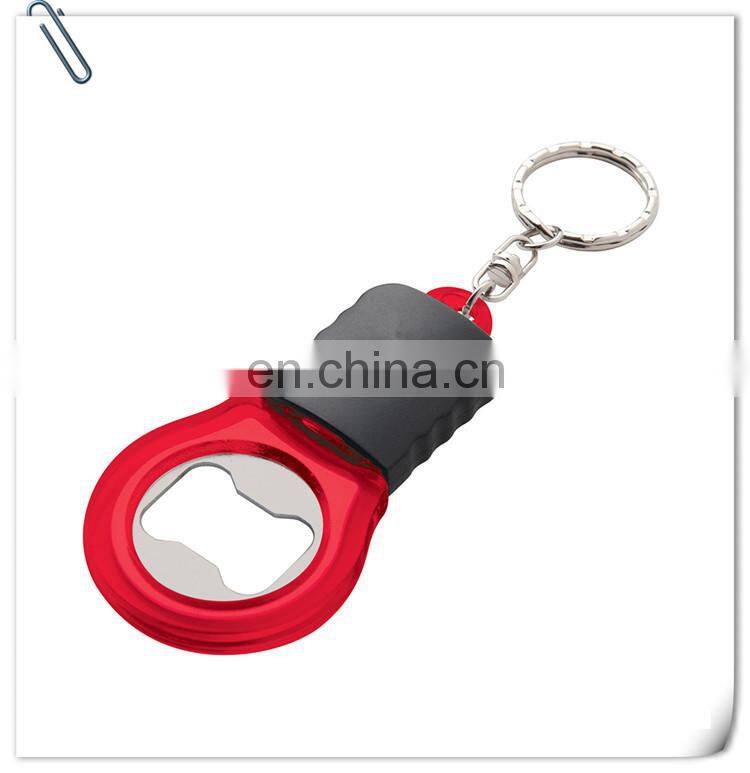 promotion bright idea bottle opener key led light keychain