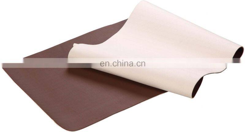 Custom printing Non slip TPE black yoga mat