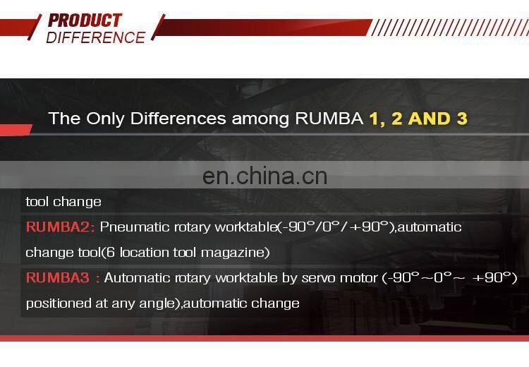 Three axis aluminum cnc machining centre