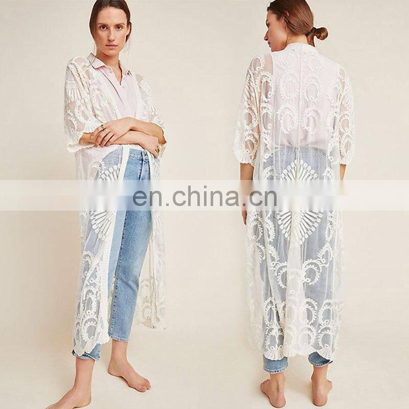 Mesh Cover up 2019 Kimono Beach Swim suit Cover up Pareo de Plage Bathing suit Cover ups Sarong Beach wear Vestido Playa Tunic