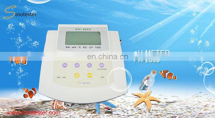 CE confirm Desktop Precision ph/orp/Lab Salinity Meter for water