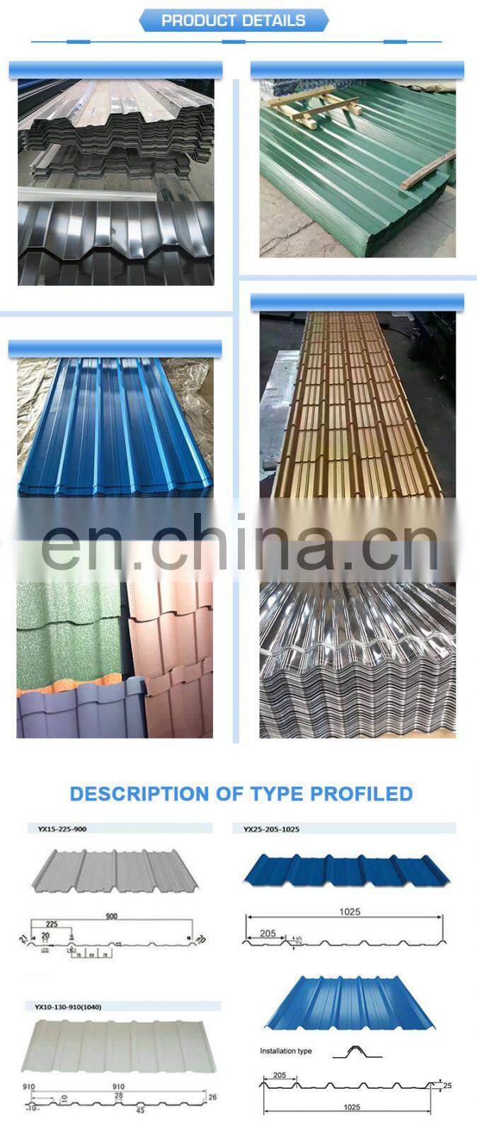 Prepainted Corrugated Sheet With Price List Trapezoid Roofing Sheet Online Selling Products