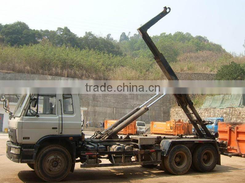 Dongfeng EQ5250G 6x4 hook lift garbage truck cx