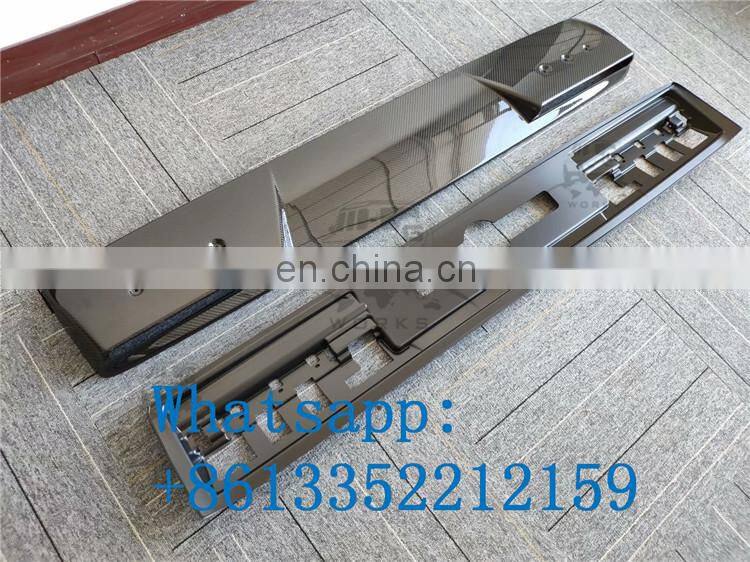 2019 year G class W464 B style carbon fiber roof spoiler for w464 G63 G65 G500 G400 G350 front wing with LED running light
