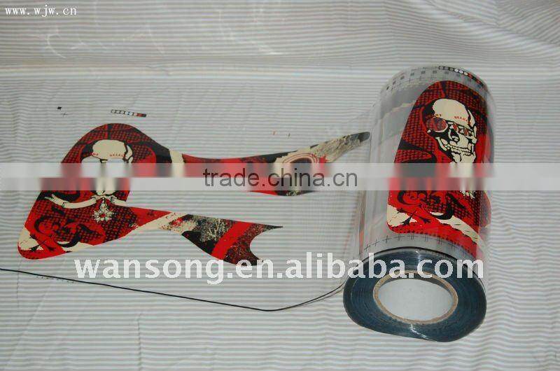 Customized size and design roll self-adhesive PVC label