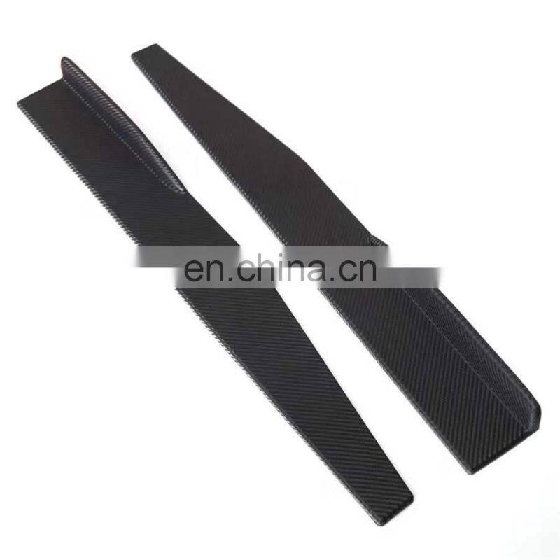 2pcs 120cm universal modified car side skirt changzhou factory bright black