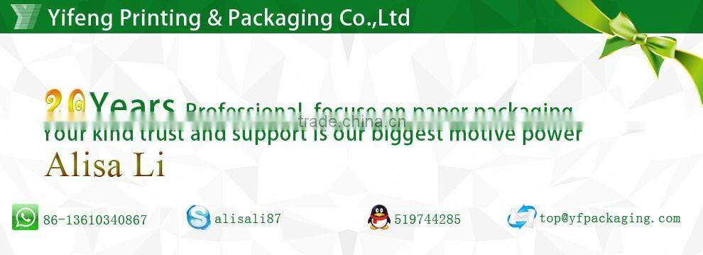 Luxury design custom hair weave box packaging