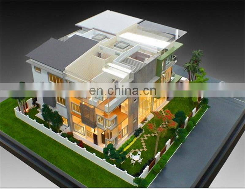 Prefabricated miniature architecture scale building model for houses and apartment