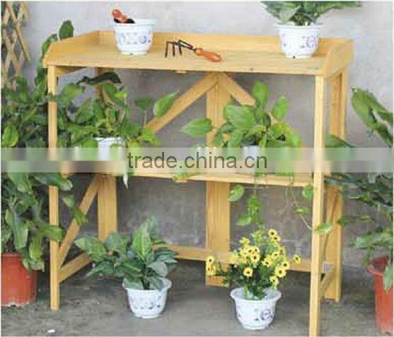 Potting Bench Outdoor Garden Work Bench Station Planting Solid Wood Construction