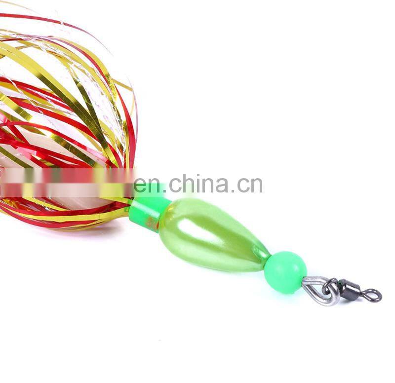 2pcs / box 10cm 8.7g fishing lures pesca Luminous Hard Squid Jig Hooks with Soft Skirts