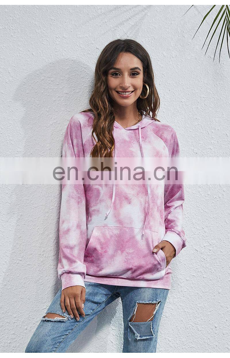Europe 2021 European and American fall hot styles trendy fashion casual hooded fashion women's sweater