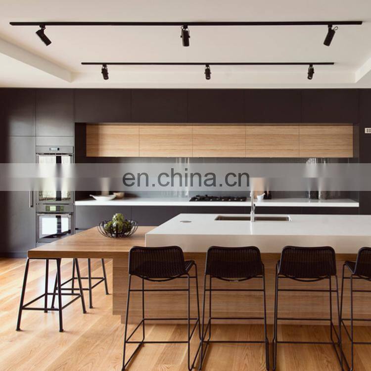 Australian Standard Modern Design Ideas 2020 Black Melamine Plywood Kitchen Cabinet