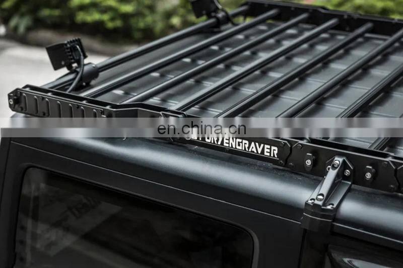Furyengraver Aluminium Roof Rack for Jeep Wrangler JK 2007+Roof Basket 4x4 Accessories from Maiker