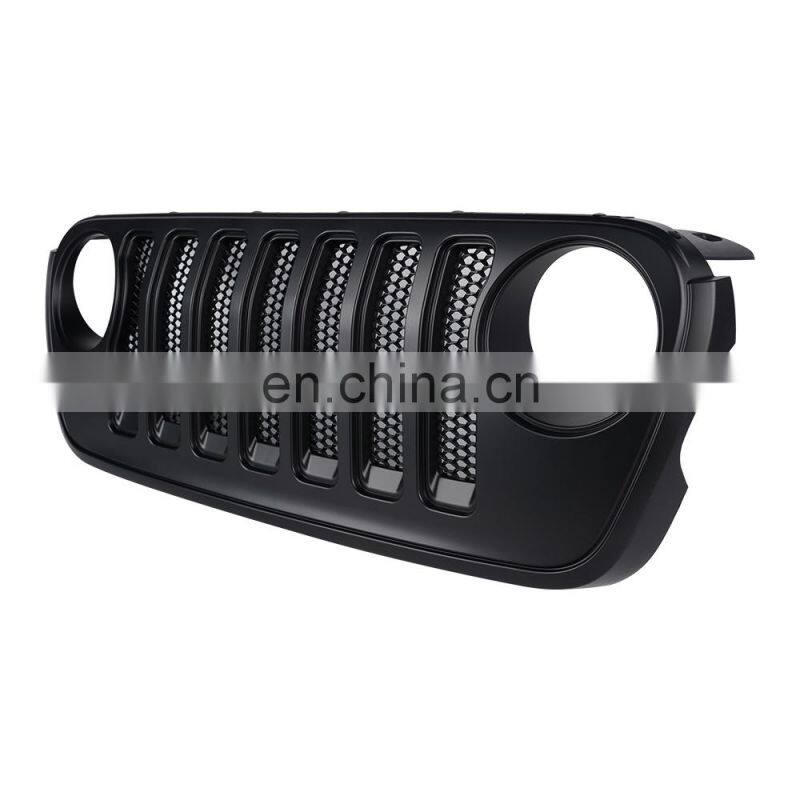 Grille for Jeep Wrangler JL exterior accessories 4x4 offroad ABS mesh grille for JL