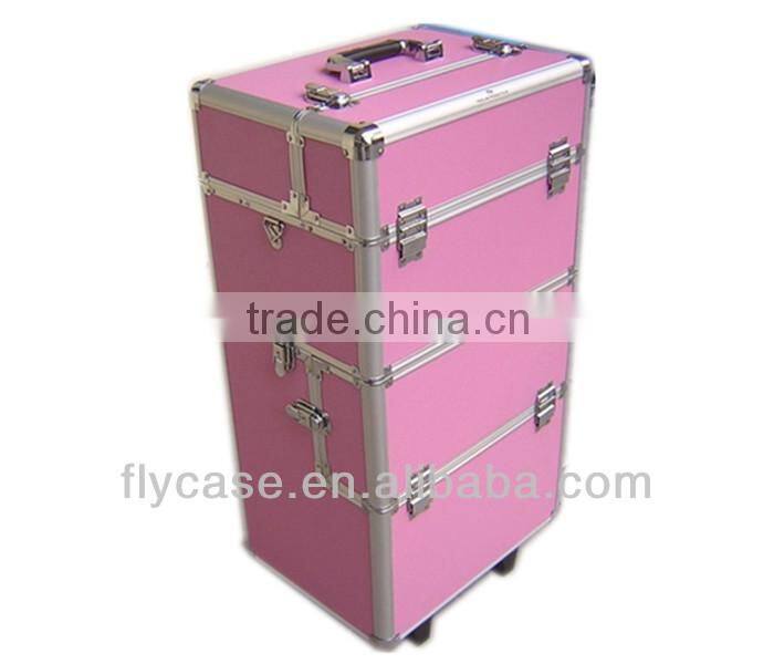 brand-new aluminum trolley case&aluminum tool trolley case with high quality