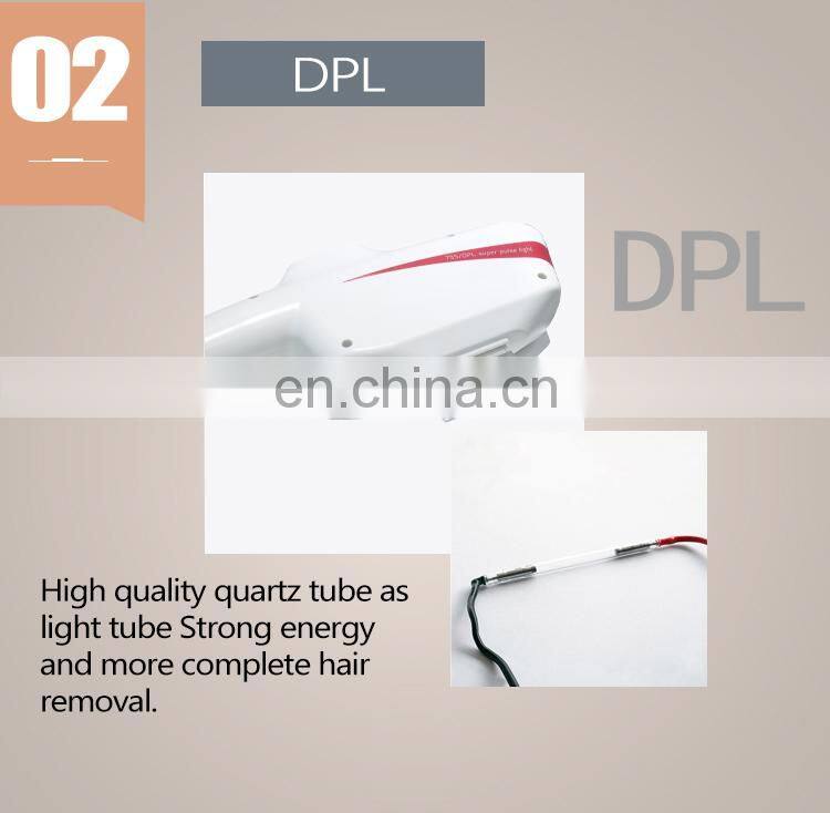 Portable 3 in 1 DPL IPL picosecond laser machine for pigment acne hair removal skin regeneration