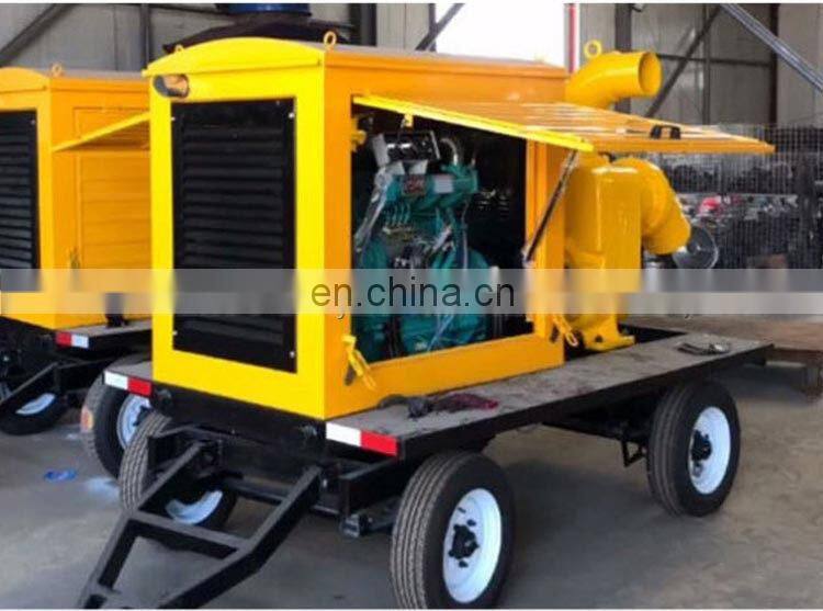 Portable Sewage Pump diesel water pump trailer for farm