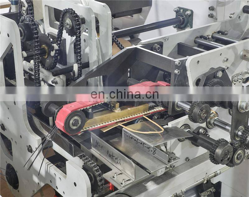 HD330T Fully Automatic Square Bottom Shopping Kraft Paper Bag Making Machine With Twisted Handle Inline price