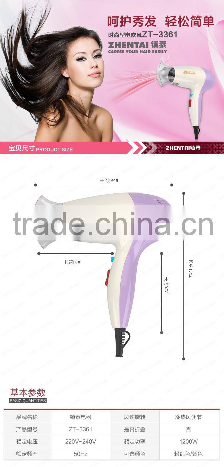 Travel Fordable Hair Dryer Easy To Carry Chinese Factory Lowest Price Hair Dryer