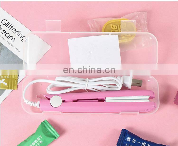 Mini Electric Food Vacuum Sealer Portable Bag Clips Handheld Heat Sealing Machine