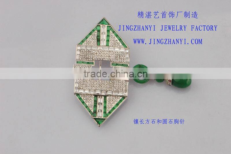 18K Gold Plating 925 Sterling Silver Brooch