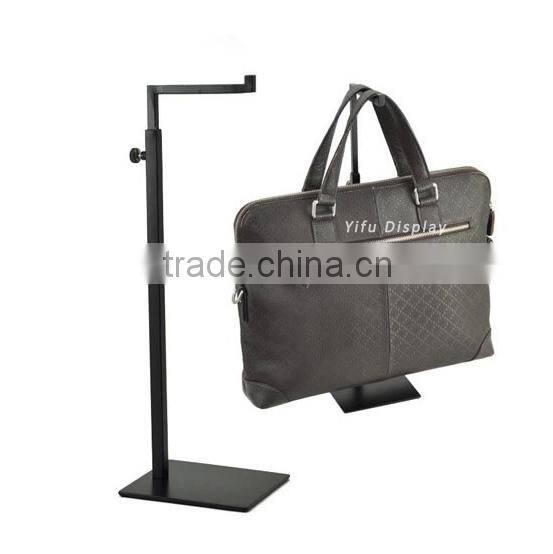 Black handbag display holder handbag stand wholesale metal bag display bag rack holder TSI025