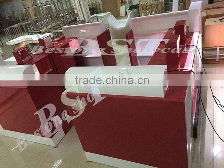 nail store used wall cabinet for mall kiosk