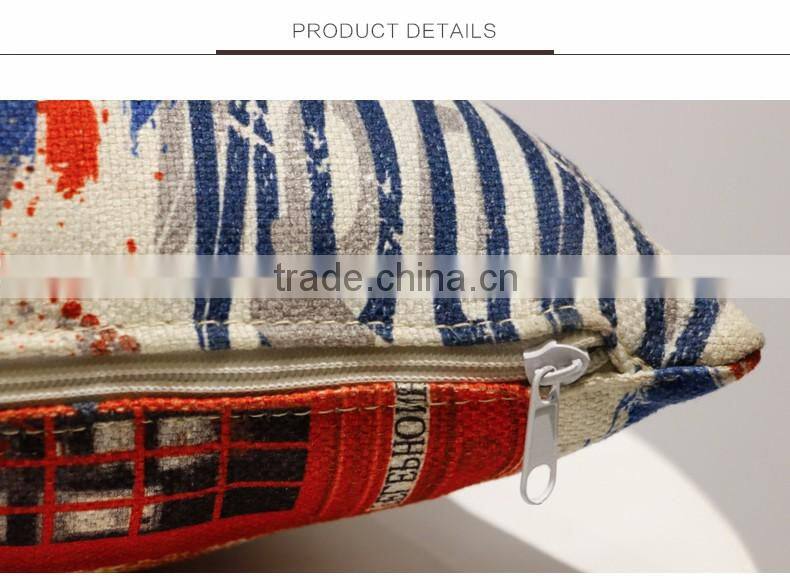 Comfortable 18 inch Customized digital printing outdoor cushion cover