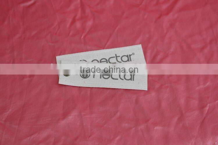 China manufacture top grade clothing hang tag plastic string
