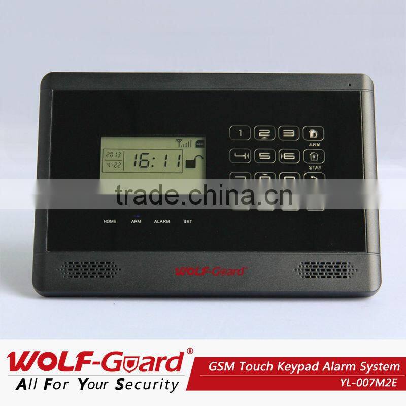 2013 GSM home alarm security with touch keypad YL-007M2E sistemas de alarma de seguridad