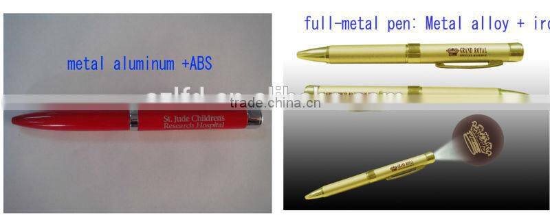 led projector logo pen torch for advertising