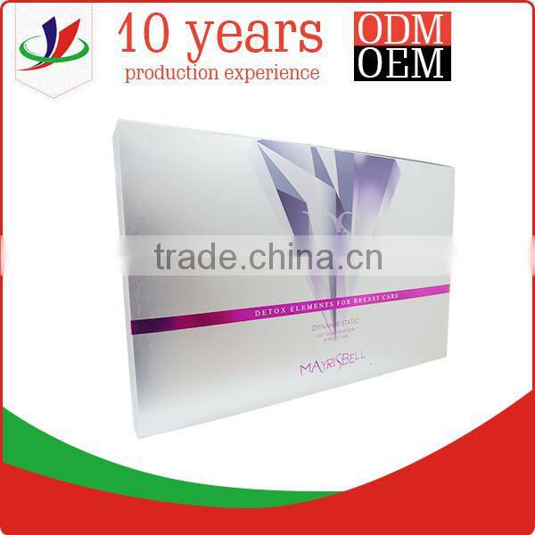 China supplier high quality cardboard cosmetic packaging