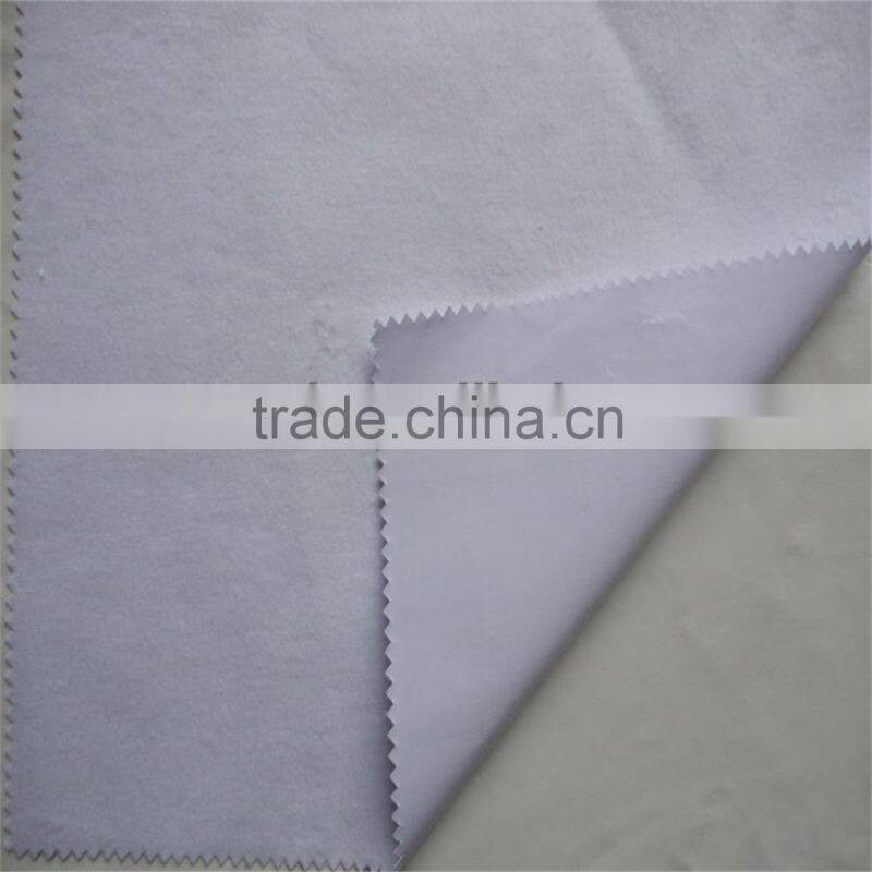 Antibacterial 100% cotton flannel plain fabric supplier