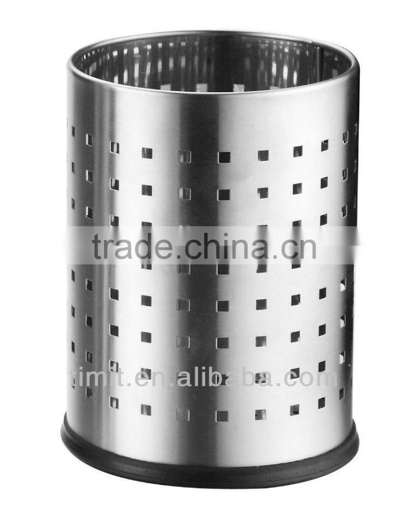 Stainless steel cutlery holder/ Round Cutlery holder