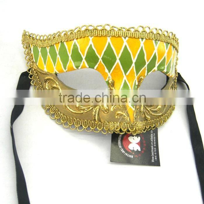 Custume Carnival Accessories HT-HF021 Plastic Half Face Party Eye Mask and Sex Eye Mask