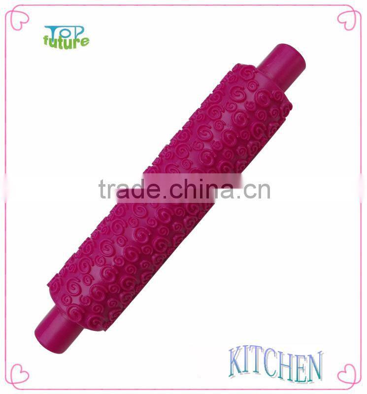 Food grade plastic custom cake fondant rolling pin