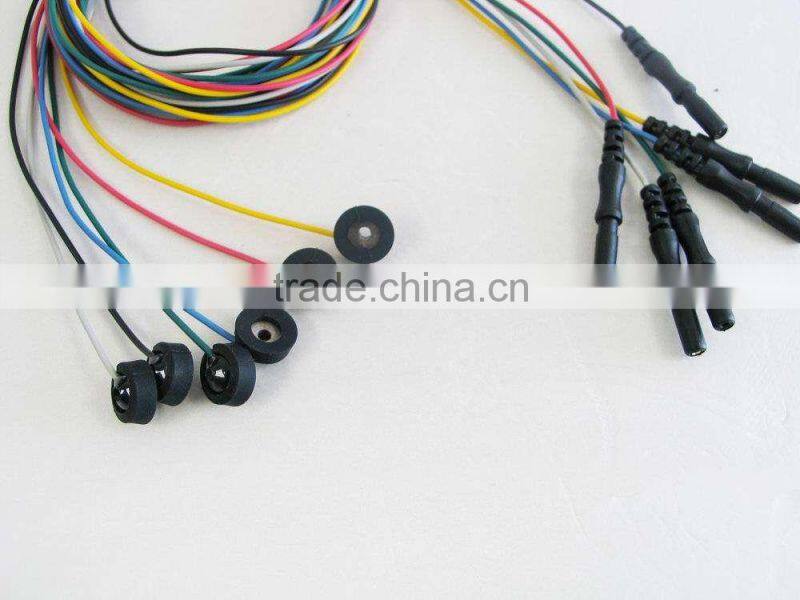 Competitive price with high quality multicolor eeg gold coated electrodes