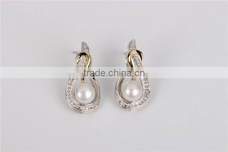 Lastest Design Fashion Earring Designs New Model pearl Earrings