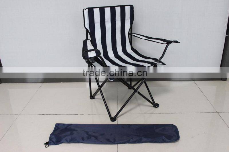 high quality foldable beach chair with cup holder