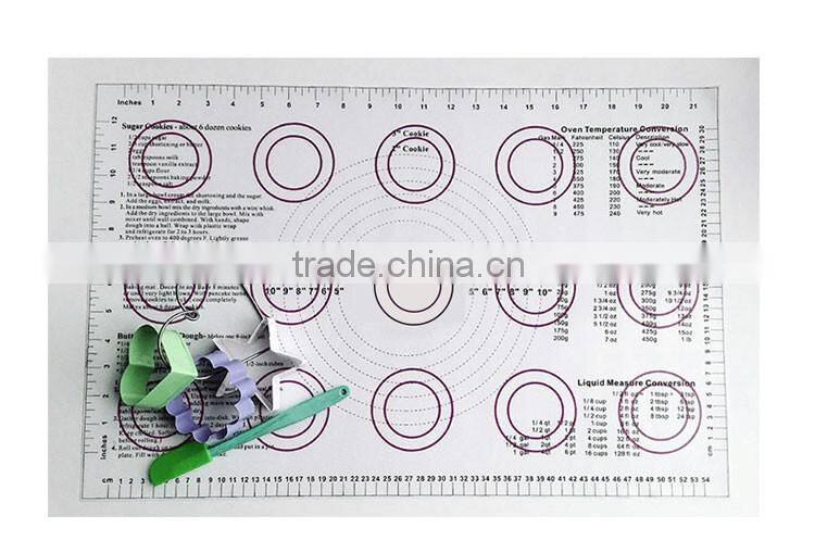 Silicone Pastry Mat and Baking Mat Non-Stick Non-Skid ,Children's table Mat
