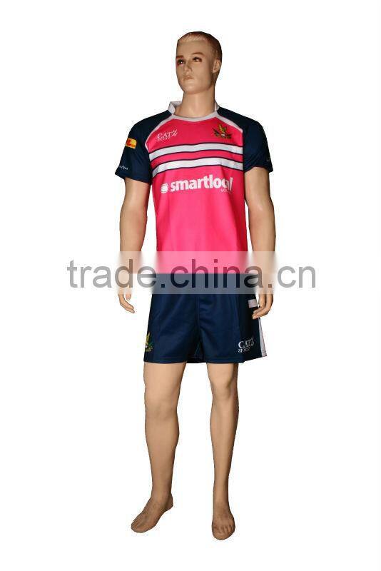 2015 custom sublimated mardi gras unusual custom rugby polo shirts