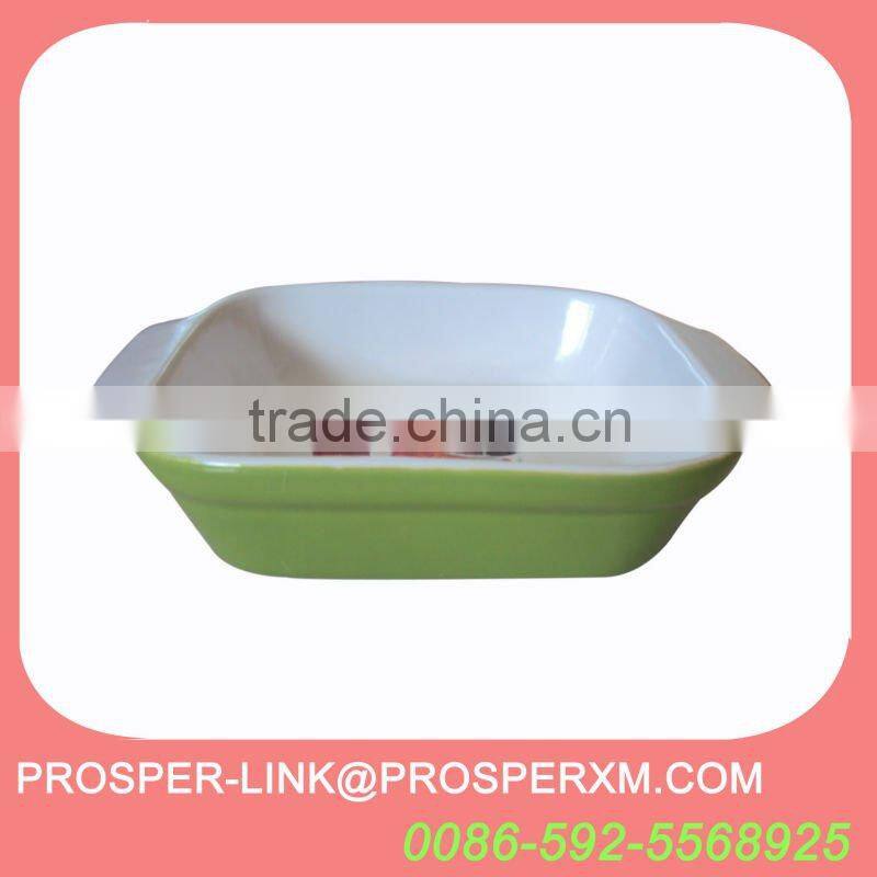 retangular ceramic baking tray, dish