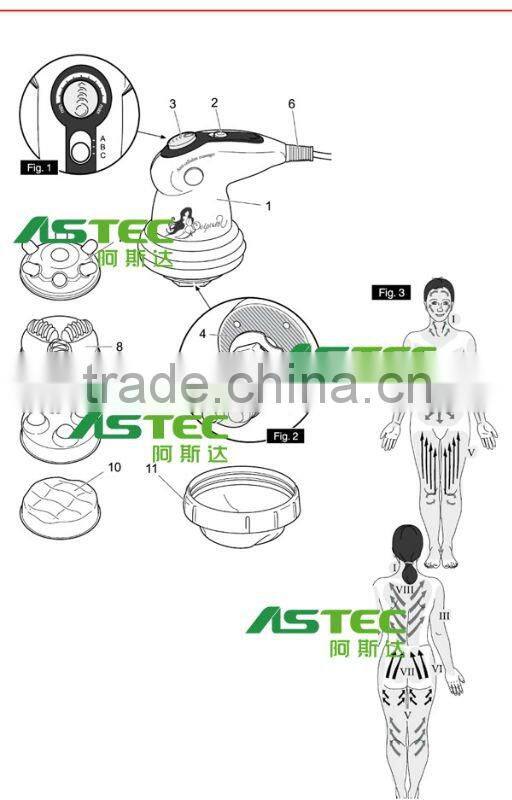 handheld body anti cellulite massager